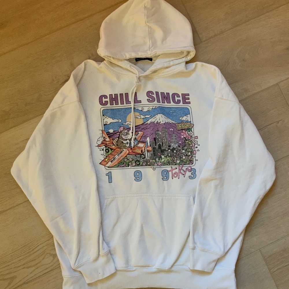 Brandy Melville Chill Since 1993 Hoodie, Oversized